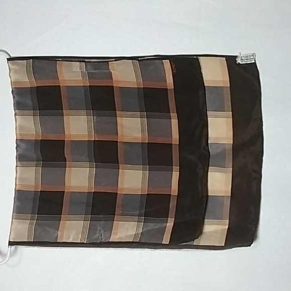 Echo silk scarf size 15" x 34" - Picture 2 of 6